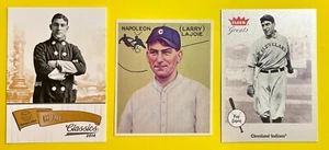 NAP LAJOIE, Cleveland 3-card lot, 5x BATTING CHAMP, Won TRIPLE CROWN IN 1901 - Bild 1 von 2