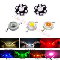 3W watts High Power SMD LED COB Chip Lights Beads White Red Blue Yellow With PCB