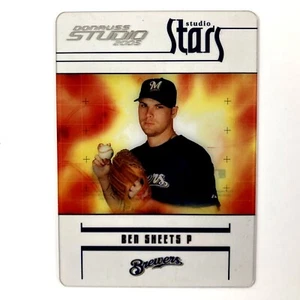 Ben Sheets 2005 Donruss Studio Stars Acetate Insert #10 MLB Milwaukee Brewers - Picture 1 of 2
