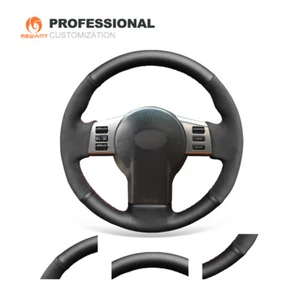 Cubierta de volante de coche gamuza de cuero auténtico para Infiniti FX35 FX45 Nissan 350Z - Imagen 1 de 9