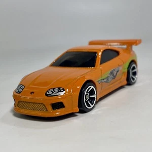 Toyota Supra Orange 1:64 Scale Diecast Diorama Model Car Fast & Furious - Picture 1 of 12