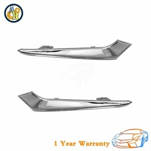 Front LH & RH Bumper Insert Trim Molding For 2016-2018 Chevrolet Malibu - Foto 1 di 10