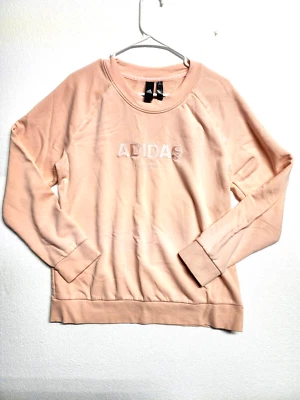 Adidas Sweater Womens Large Peach Pullover Round Neck  Long Sleeve Sweatshirt - Image 1 of 4