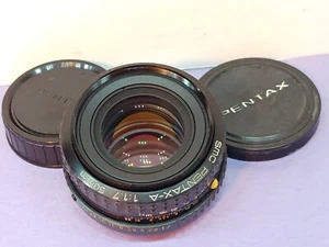 SMC Pentax A 50mm 1:1.7 Manual Focus Lens K Mount #1877791 - Picture 1 of 6