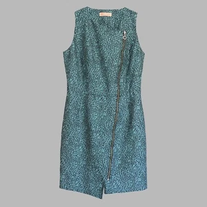 Matthew Williamson Animal Print Metallic Jacquard Pencil Dress | Medium UK 12-14 - Picture 1 of 8