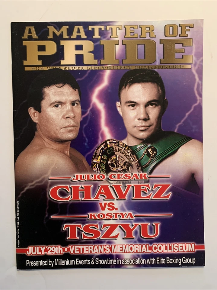 Julio Cesar Chavez vs Kostya Tszyu 2000 Program; RARE - Image 1 of 1