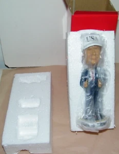 Donald Trump Bobblehead Presidential Inauguration Thumbs Up White USA Hat 7” NEW - Picture 1 of 5