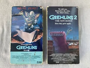 Gremlins And Gremlins 2 The New Batch VHS TAPE LOT - Picture 1 of 13
