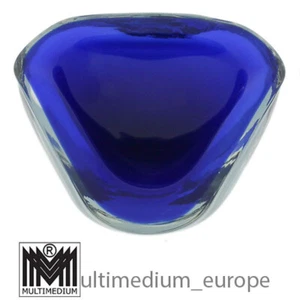 Vintage Sommerso cuenco de cristal de Murano azul glass bowl - Imagen 1 de 6