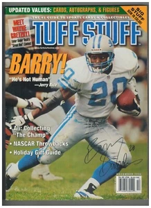December 1998 Tuff Stuff Magazine Barry Sanders cover - Picture 1 of 1