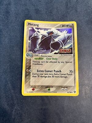 Pokemon - Metang - 35/108 - Stamped Reverse Holo - EX Power Keepers - NM