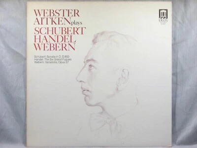 Webster Aitken Plays Schubert, Handel, Webern - Delos DEL-25407 - Image 1 of 4
