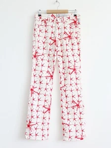 Versace Jeans Couture Vintage Starfish Printed Jeans Pants, Size 24/40 - Picture 1 of 7