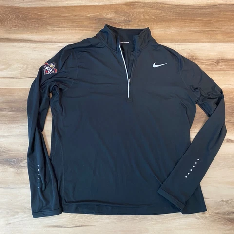New Orleans Pelicans Pullover Mens XL Nike Dri Fit Running 1/4 Zip Mock neck Cover