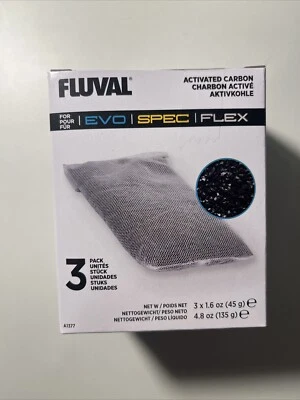 Fluval Spec Replacement Carbon 3 Pack : New Free Shipping.