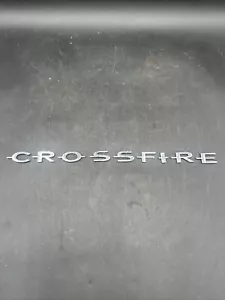 04 05 06 07 08 CHRYSLER CROSSFIRE REAR LID EMBLEM LOGO BADGE SIGN LETTERS A44061 - Picture 1 of 11