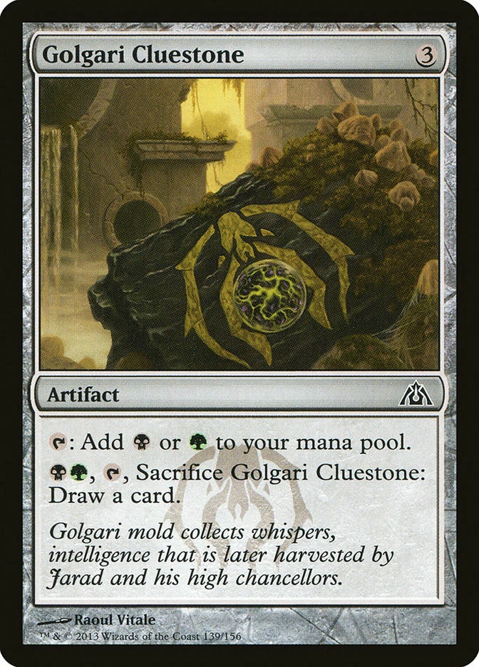 1x Golgari Cluestone FOIL - LP - Dragon's Maze - SPARROW MAGIC mtg - Image 1 of 1