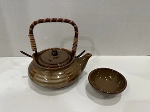 Ceramic Chinese Teapot Set With Cup - Picture 1 of 8