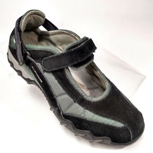 ALLROUNDER Schuhe von Mephisto anatomisch gekrümmt schwarz Wildleder/grün Damen US 7 - Bild 1 von 10