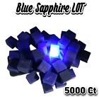 Natural Blue Sapphire LOT 5000 Ct Certified Cube Cut Dyed Loose Gemstone Lot DKB