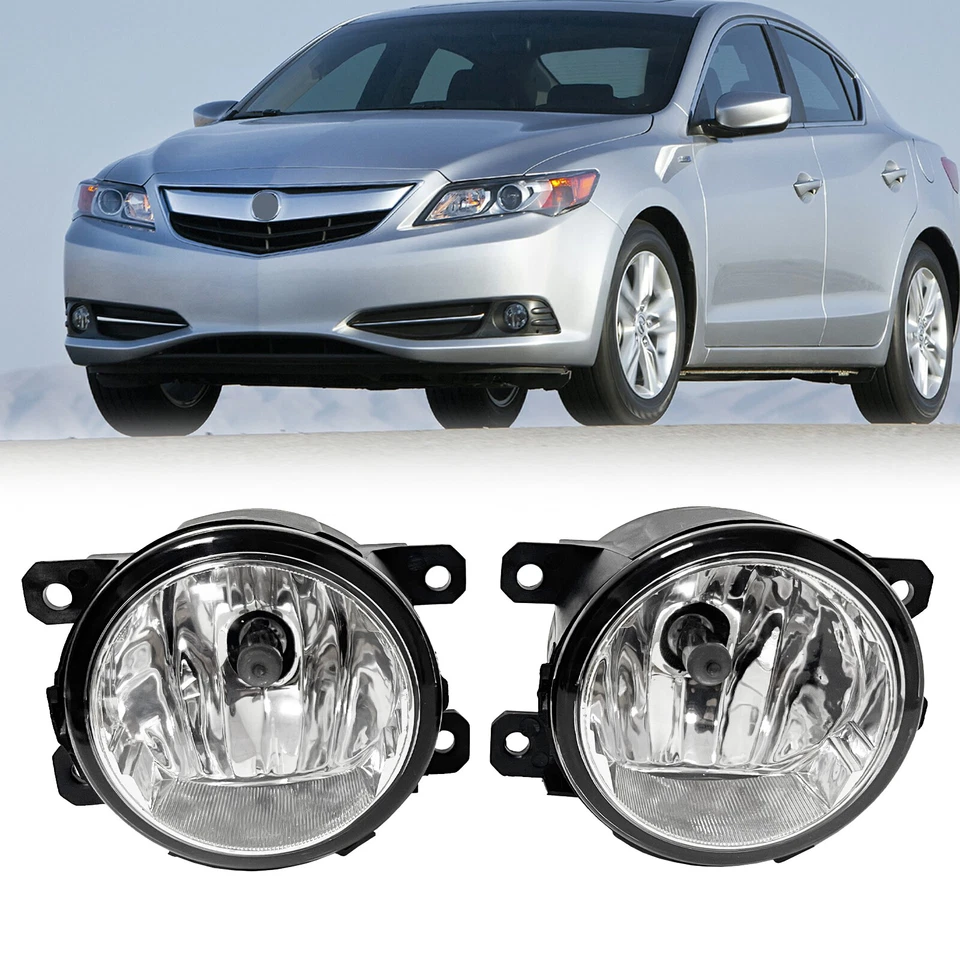 Par de luces antiniebla transparentes para parachoques Fit 2013 2014 2015 Acura ILX repuesto Foto 1 de 4
