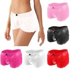 Boxer Briefs Sleep Bottoms Daily Vintage Lace Male Mens Panties Regular