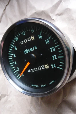 Kawasaki  S1  S2  250 350  1972 Tachometer Tacho Speedo Instrument Gauge Clock - Bild 1 von 4