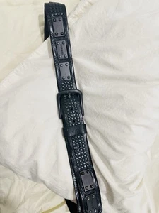 Diesel Vintage Studded black Leather men’s Belt, 38 Inch, 105 cm - Picture 1 of 13