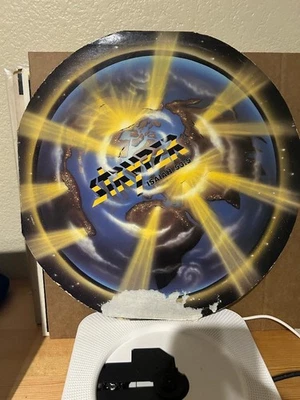 STRYPER / YELLOW AND BLACK ATTACK / RARE BLUE COLORED VINYL / ENIGMA / 1986 - Image 1 of 3