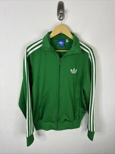 Adidas Originals Firebird Track Jacket Green Trefoil Logo Men’s Small Ireland - Picture 1 of 9