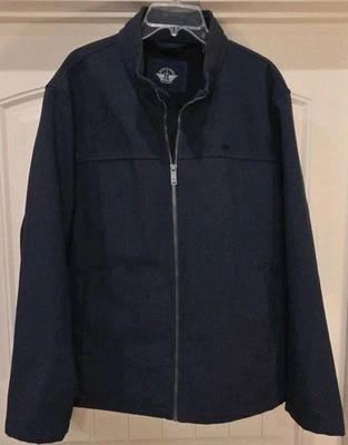 Dockers Activewear Mens Navy Jacket XXL NWOT Zip - Image 1 of 4