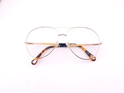 Chloe Eyeglasses, Frames Only, CL0114O 003 Gold/Tort, 58-13-140, Plastic, Italy - Image 1 of 4