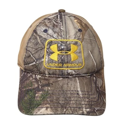 Under Armour Fitted Hat Multicolor Large Embroidered Camo Hunting - Image 1 of 4