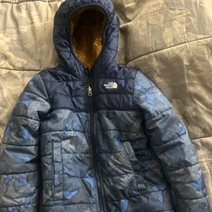 The North Face Camo Fleece Jacket Boys 6t - Picture 1 of 4