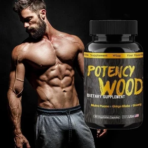 Potency Wood Capsule Pure Natural Herbal Formula Supplement Capsules 60pcs - Picture 1 of 7