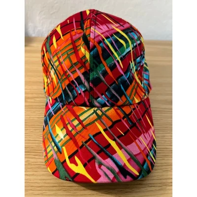 Magid Hats vibrant abstract multi-color patterned baseball cap Unisex Adjustible - Image 1 of 4