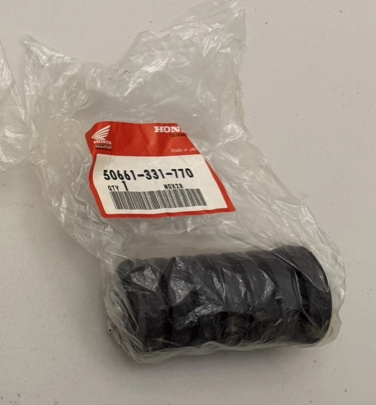 Nuevo de Lote Antiguo Honda MT250 SL100 SL70 ST90 XL70 Z50 TK Pie Goma 50661-331-770 Foto 1 de 1