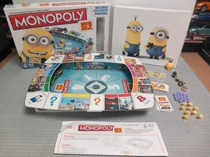 Juego de mesa Minions Monopoly Despicable Me2 de Hasbro Minions 5 + figuras 100% - Imagen 1 de 14