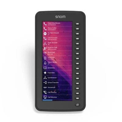 Snom D7C Erweiterungsmodul mit Farbdisplay schwarz für D785 D765 D735 D717 - Image 1 of 3