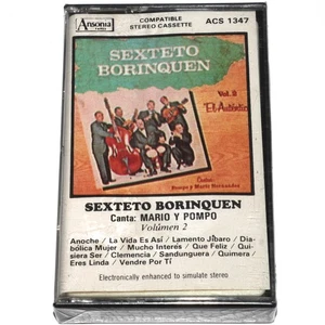 Sexteto Borinquen Cantan Mario y Pompo Vol. 2 (Cassette Tape) NUEVO NEW SEALED - Picture 1 of 4