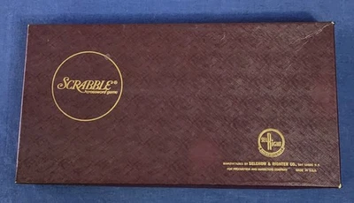 RARE Vintage 1953 Scrabble Crossword Game Selchow & Righter Complete Excellent - Image 1 of 4