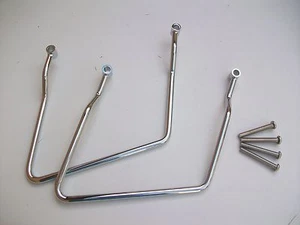 "Bolts Included" Kawasaki Vulcan VN800 Classic Saddlebag Support Brackets - Picture 1 of 1