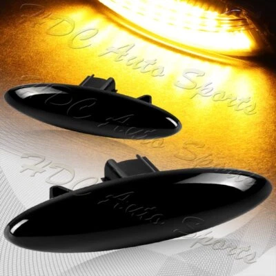 Luces de señalización laterales LED ámbar lente ahumada Highlander para Lexus IS250 IS350 SC430 Foto 1 de 4