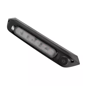 NEGRO CON INTERRUPTOR 287mm DOBLE LED LUZ BUG 12V LUZ DE TOLDO LUCES ÁMBAR/BLANCAS - Imagen 1 de 2
