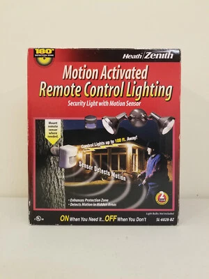 Heath Zenith Motion Activated Remote Control Security Light - NEW - SL- 6028-BZ - Image 1 of 4