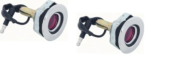 Dodge Charger Dart Super Bee Coronet 1968 par de marcadores laterales traseros rojos nuevos Foto 1 de 2