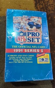 NFL Pro Set 1991 Series I Sealed Box of 36 Wax Packs The Official NFL Card - Picture 1 of 6