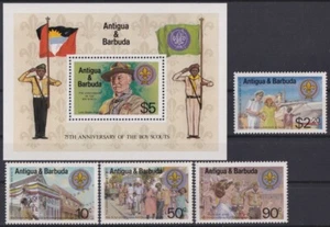 F-EX34819 ANTIGUA & BARBUDA MNH 1982 MNH 75TH BOYS SCOUTS JAMBOREE BADEN POWELL  - Picture 1 of 1