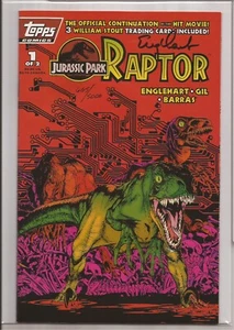 JURASSIC PARK: RAPTOR #1 – SIGNED BY STEVE ENGLEHART – LIMITED – NUMBERED COA - Picture 1 of 2