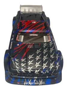 Arrma INFRACTION 6s - Karosserie BLAU lackiert Überrollkäfig Street Bash ARA7615V2 - Bild 1 von 4